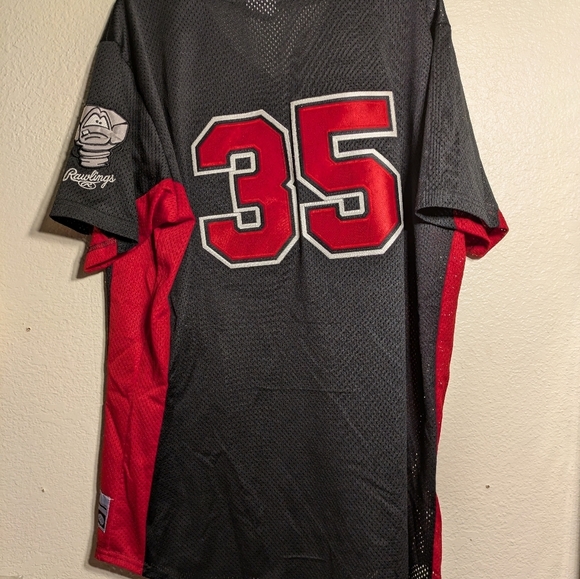 Rawlings Lugnuts Black and Red Baseball Jersey Size Xxl Pre-owned - Picture 12 of 12